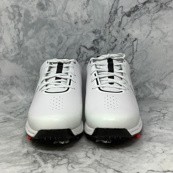 Under Armor Mens 11 White Black Charged Draw RST Golf Shoes P2-55 - Picture 1 of 8